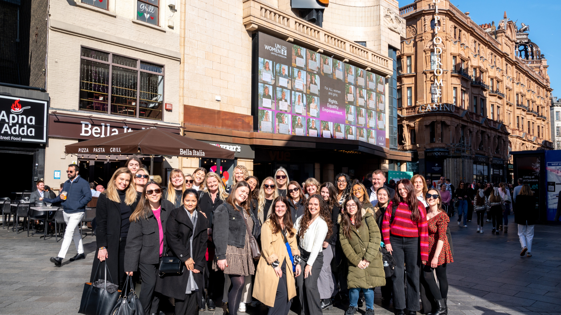 IWD, LeicesterSQ, March-25-2