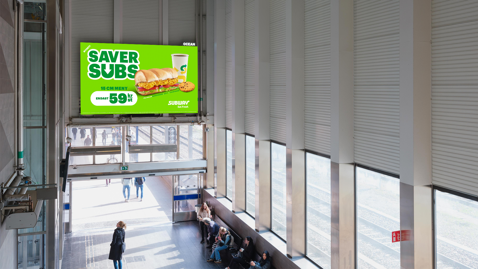 Mock-Up Subway 113364 Solna Station Impact