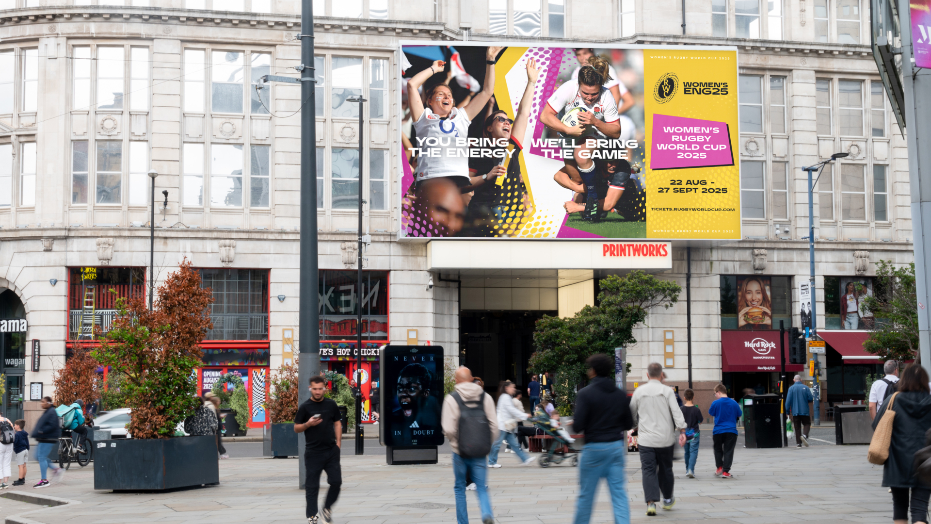 Women's Rugby World Cup Printworks Manchester
