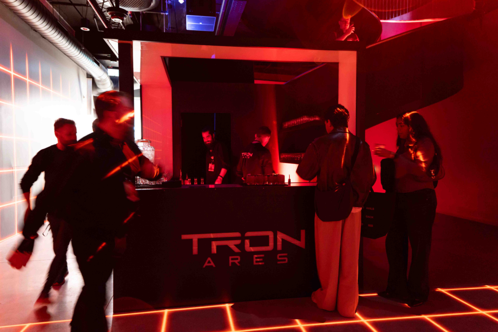 UK Event of Disney’s 'Tron: Ares' at Piccadilly Lights, London