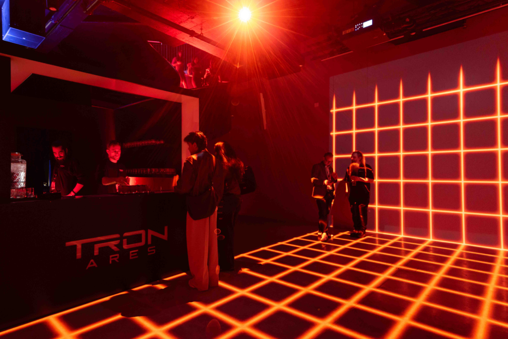 UK Event of Disney’s 'Tron: Ares' at Piccadilly Lights, London