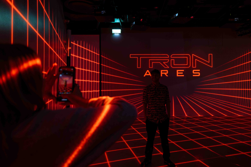 UK Event of Disney’s 'Tron: Ares' at Piccadilly Lights, London