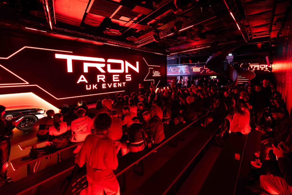 UK Event of Disney’s 'Tron: Ares' at Piccadilly Lights, London