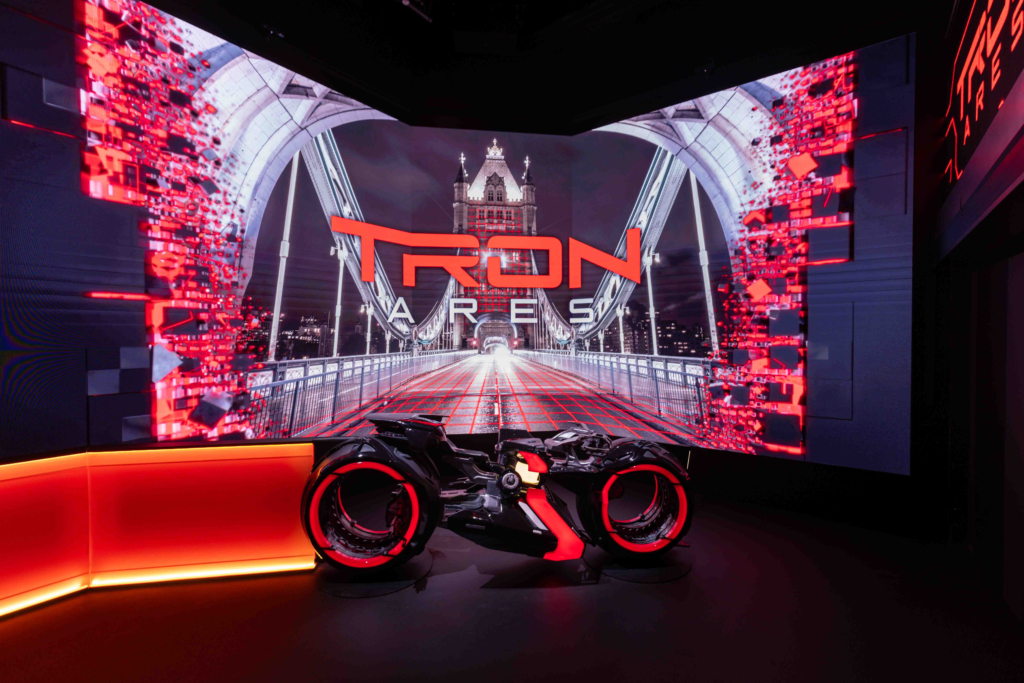 UK Event of Disney’s 'Tron: Ares' at Piccadilly Lights, London