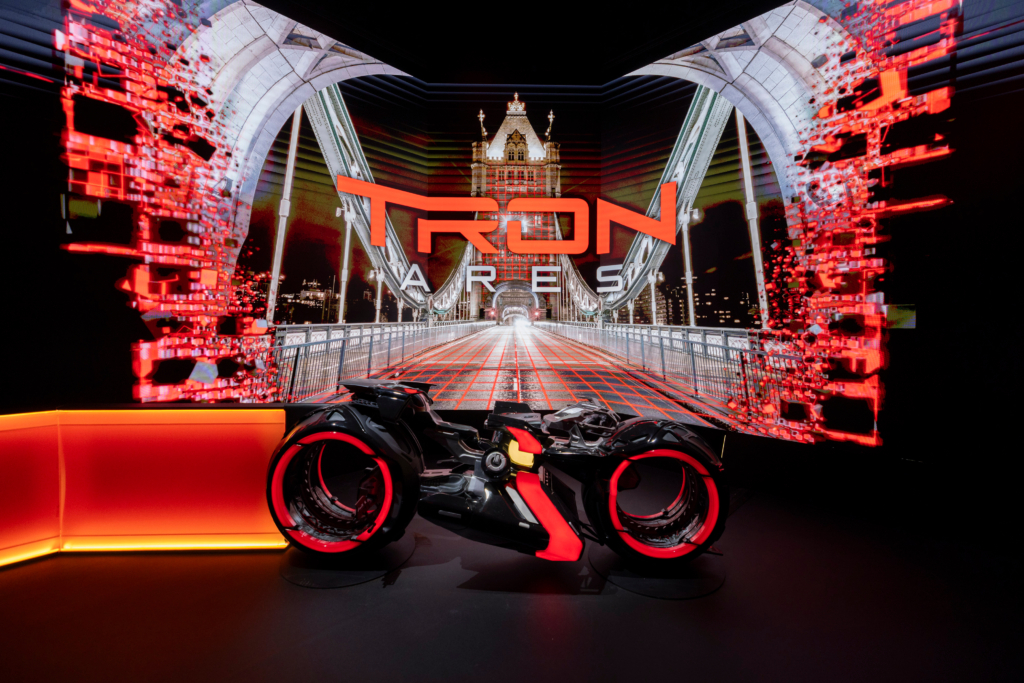 UK Event of Disney’s 'Tron: Ares' at Piccadilly Lights, London