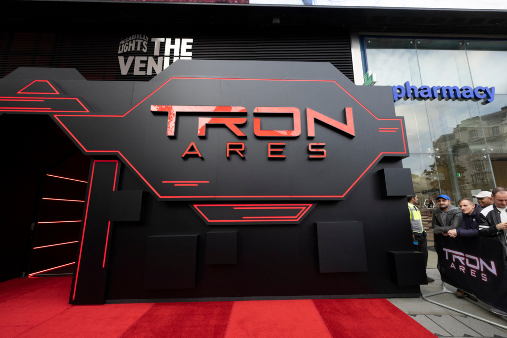 UK Event of Disney’s 'Tron: Ares' at Piccadilly Lights, London