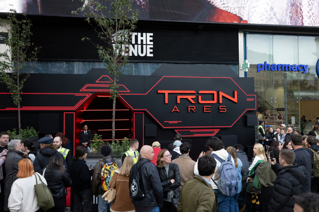 UK Event of Disney’s 'Tron: Ares' at Piccadilly Lights, London