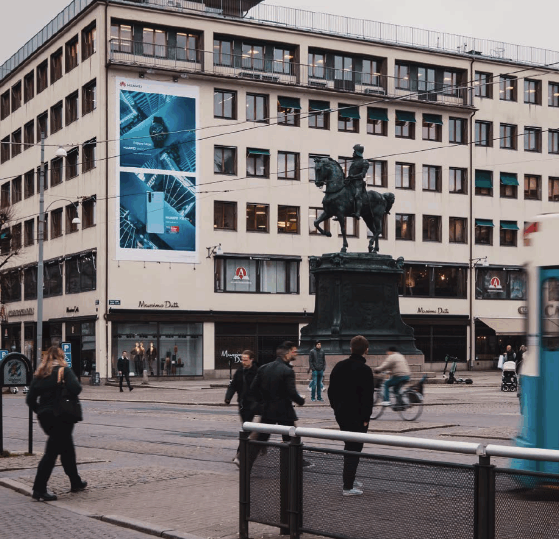 Banner SE Kungsportsplatsen