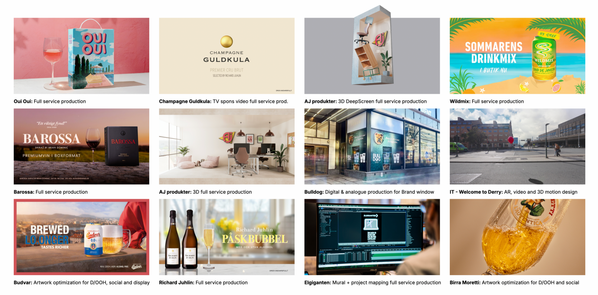 Studio recent jobs