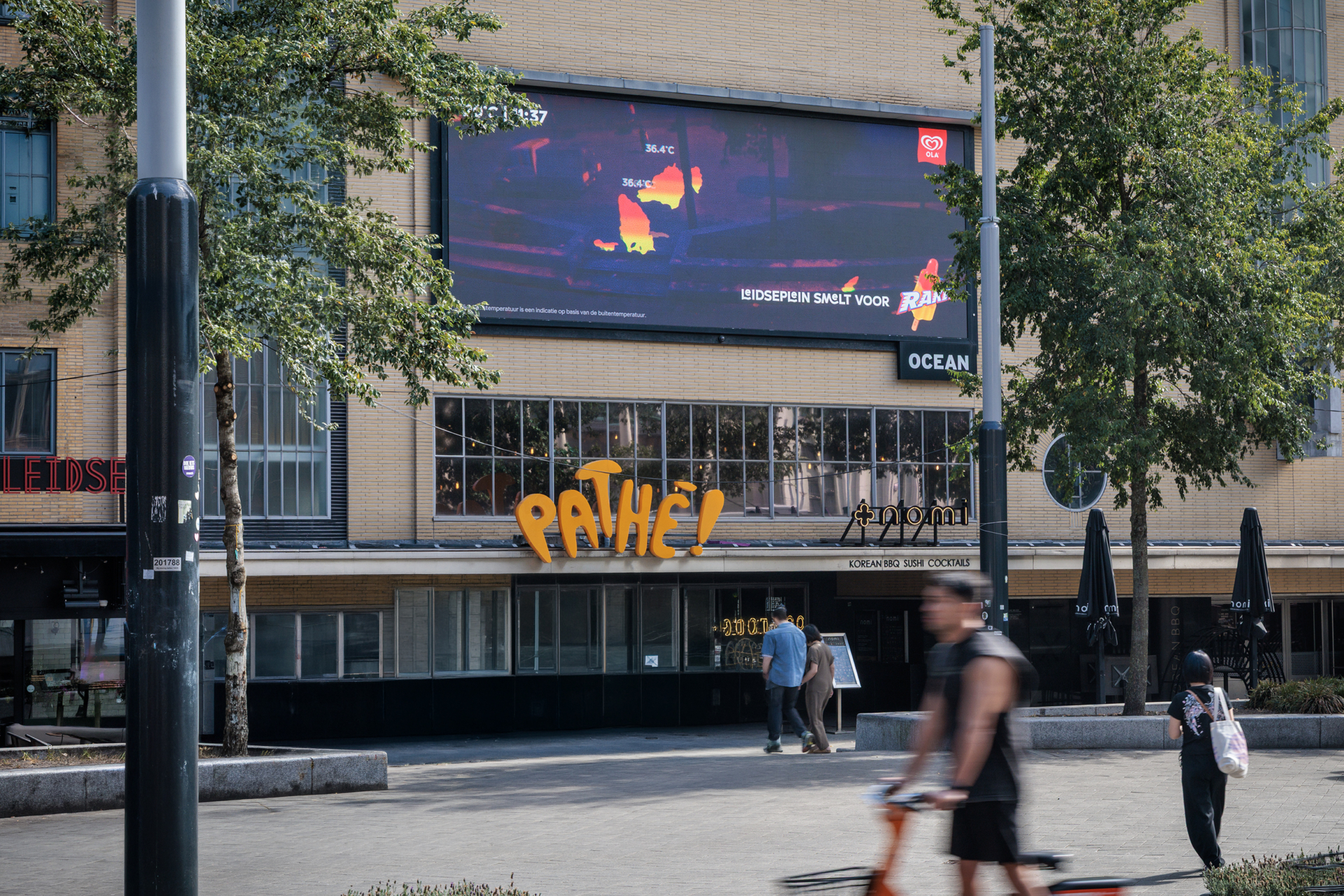 Ocean Outdoor_Amsterdam Leidseplein_Magnum_Theal Raket_HR1