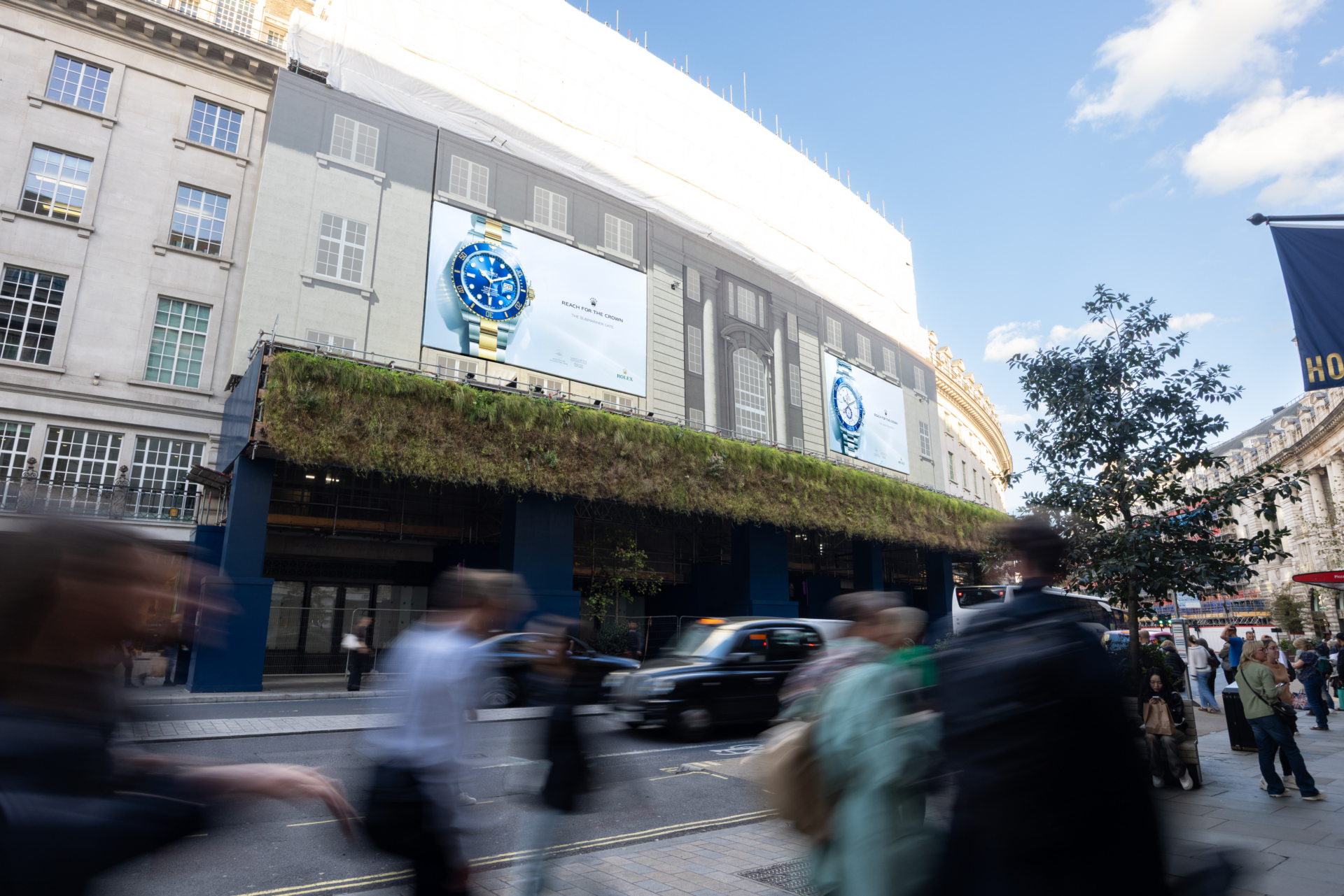 Rolex, Regent st banner, Sept-26-14