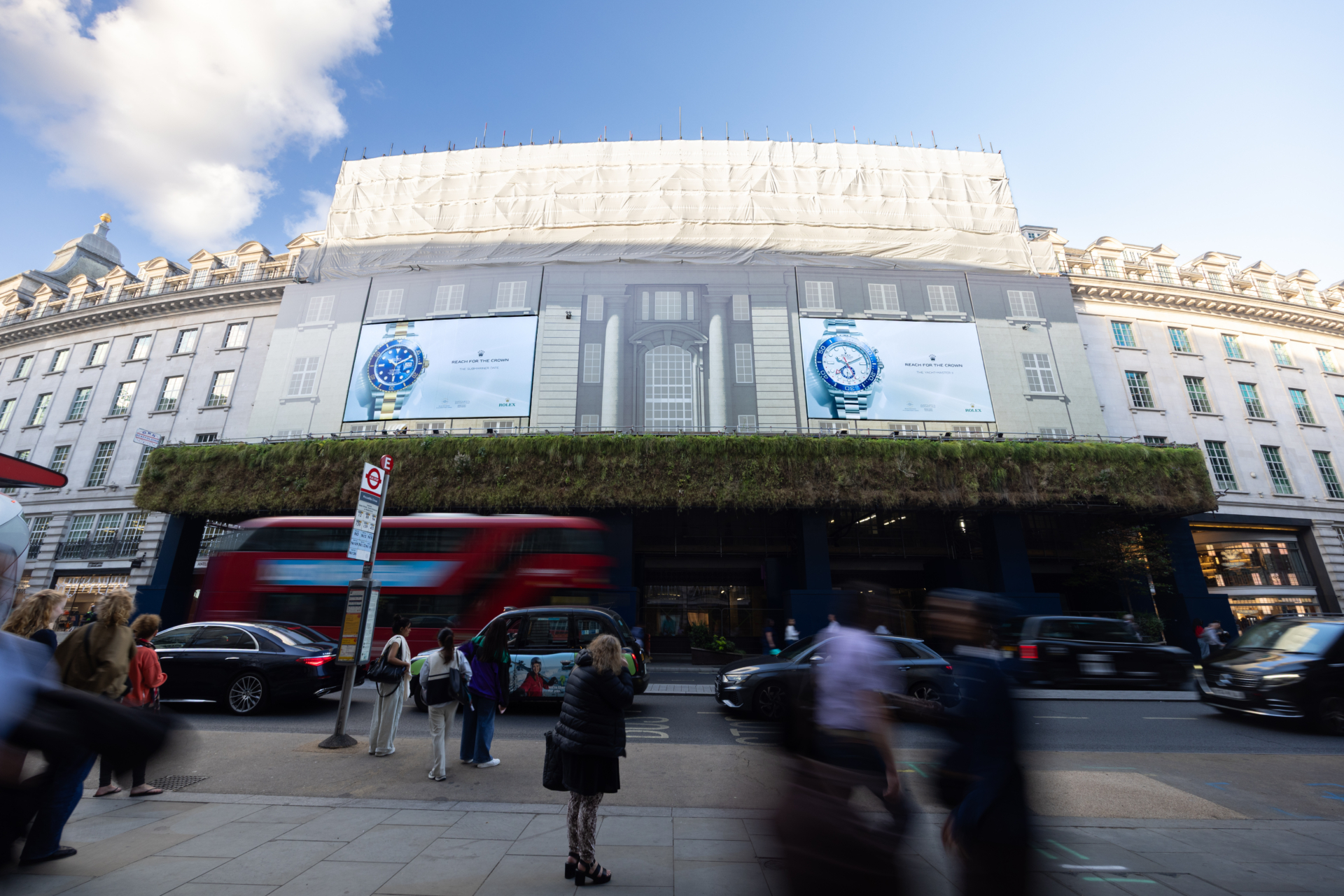 Rolex, Regent st banner, Sept-26-15